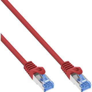 (€13,00*/1m) 0.30m InLine Cat. 6a Patchkabel S/FTP RJ45 Stecker