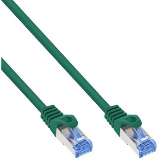 (€3,90*/1m) 1.00m InLine Cat. 6a Patchkabel S/FTP RJ45 Stecker