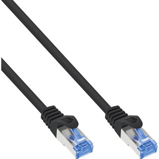 (&euro;7,80*/1m) 0.50m InLine Cat. 6a Patchkabel S/FTP RJ45 Stecker