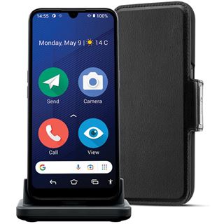 DORO 8200 Plus - 4G, Triple Cam, Tischladestation, Wallet Case (ohne