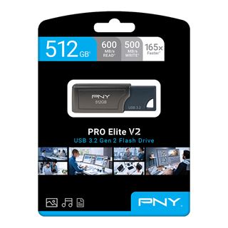 512GB PNY PRO ELITE V2 USB 3.2 USB STICK