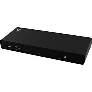 V7 USB-C DISPLAYLINK DUAL 4K DOCK 100W PD 2X HDMI 2X DP GB RJ45