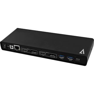 V7 USB-C DISPLAYLINK DUAL 4K DOCK 100W PD 2X HDMI 2X DP GB RJ45