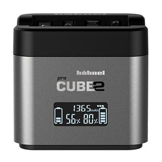 Hähnel Doppelladegerät Pro Cube 2 - Nikon mit LCD-Display