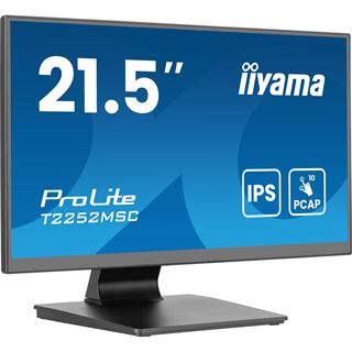 21,5" (54,61cm) iiyama ProLite T2252MSC-B2AG schwarz 1920x1080