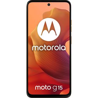 MOTOROLA moto g15 Dual-SIM-Smartphone sunrise orange 128 GB