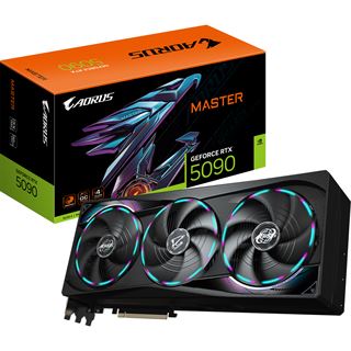 32GB Gigabyte GeForce RTX 5090 AORUS Master Aktiv PCIe 5.0 x16 1xHDMI