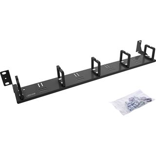 InLine 19" Kabelf&uuml;hrungspanel, 5 Kunststoffb&uuml;gel