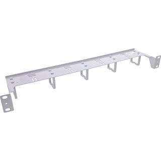 InLine 19" Kabelf&uuml;hrungspanel, 5 Kunststoffb&uuml;gel