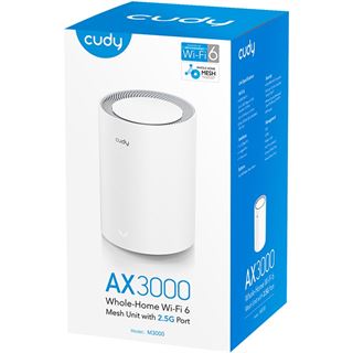 Cudy AX3000 Wi-Fi 6 Mesh 2.5G Solution 1er-Pack V2.0