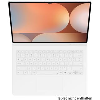 Samsung Book Cover Keyboard f&uuml;r Tab S10 Ultra/S9 Ultra white
