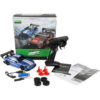Amewi Drift Racing Car 4WD 1:24 RTR blau mit Unterbodenbeleu