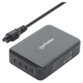 Manhattan 4-Port GaN USB Power Delivery-Ladestation 240W