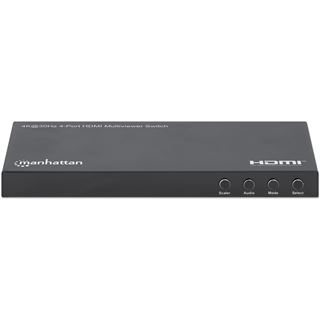 Manhattan 4K 30Hz 4-Port HDMI Multiviewer Switch