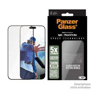 PANZERGLASS CERAMIC SCREEN PROTECTOR IPHONE 16 6.9INCH PRO