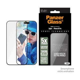 PANZERGLASS CERAMIC SCREEN PROTECTOR IPHONE 16 6.3INCH PRO