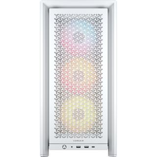 Corsair 4000D RS ARGB Midi Tower ohne Netzteil weiss