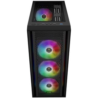 Gamdias Aura GC2 Elite ARGB Midi Tower ohne Netzteil schwarz