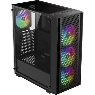 Gamdias Aura GC2 Elite ARGB Midi Tower ohne Netzteil schwarz