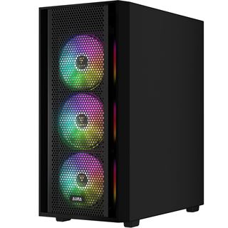Gamdias Aura GC2 Elite ARGB Midi Tower ohne Netzteil schwarz
