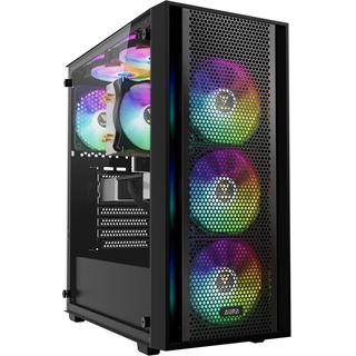 Gamdias Aura GC2 Elite ARGB Midi Tower ohne Netzteil schwarz
