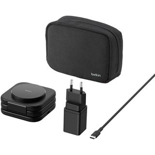 BELKIN BOOST CHARGE PRO QI2 3IN1 MAGN REISELADEGERT 15W SCHWARZ
