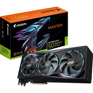 16GB Gigabyte GeForce RTX 5070 Ti AORUS Master Aktiv PCIe 5.0 x16