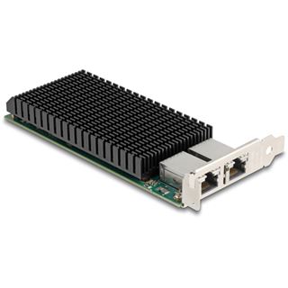 Delock PCI Express x8 Netzwerkkarte 10 Gigabit LAN 2 x RJ45