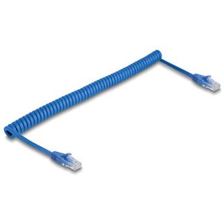 (&euro;11,79*/1m) 3.30m Delock Cat. 6 Patchkabel Spiralkabel RJ45
