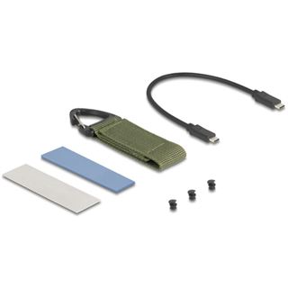 Delock M.2 NVMe SSD Geh&auml;use USB 40 Gbps - werkzeugfrei