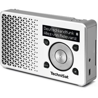 TechniSat Digitradio 1 DAB+ Radio wei&szlig;/silber