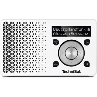 TechniSat Digitradio 1 DAB+ Radio wei&szlig;/silber