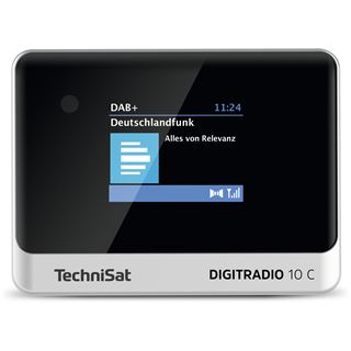 TechniSat Digitradio 10C DAB+ Radio schwarz/silber