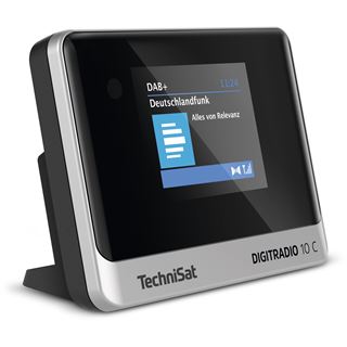 TechniSat Digitradio 10C DAB+ Radio schwarz/silber