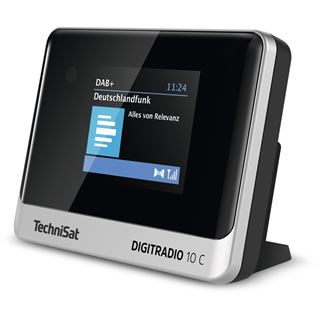 TechniSat Digitradio 10C DAB+ Radio schwarz/silber