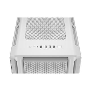 Corsair iCue 5000T TG Midi Tower ohne Netzteil weiss