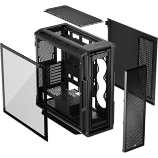 Corsair iCue 5000T TG Big Tower ohne Netzteil schwarz