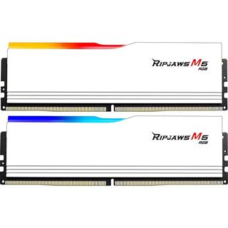 32GB G.Skill Ripjaws M5 RGB wei&szlig; DDR5-6000 DIMM CL28 Dual Kit