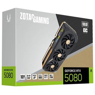 16GB ZOTAC GeForce RTX 5080 GAMING SOLID OC Aktiv PCIe 5.0 x16 1xHDMI