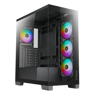 Azza Cove 570 Midi Tower ohne Netzteil schwarz
