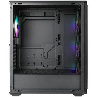 Azza Forest 370 Midi Tower ohne Netzteil schwarz/braun