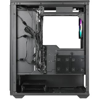 Azza Forest 370 Midi Tower ohne Netzteil schwarz/braun