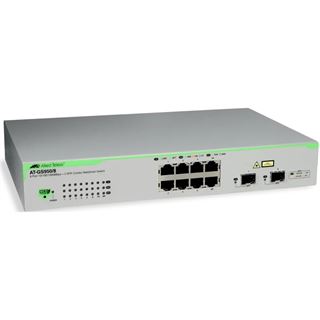 Allied Telesis GS950/8 WebSmart Switch - Switch - managed - 8 x