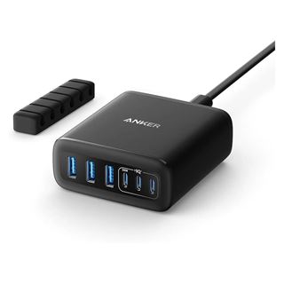 ANKER 6-in-1 Ladestation 112W 3x USB-A 3x USB-C schwarz