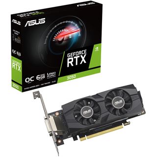 6GB Asus GeForce RTX 3050 OC Aktiv PCIe 4.0 x16 (x8) (Retail)