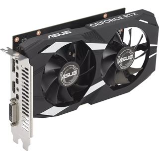 6GB Asus GeForce RTX 3050 OC Dual Aktiv PCIe 4.0 x16 (x8) (Retail)