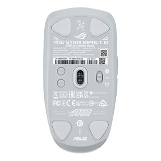 Asus ROG Strix Impact III USB und Bluetooth wei&szlig; (kabellos)