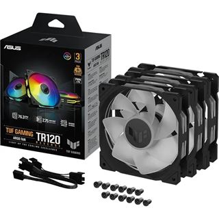 Asus TUF Gaming TR120 Reverse ARGB 3er-Pack 120x120x28mm 0-2000 U/min