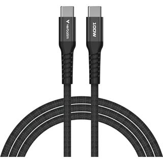(&euro;10,75*/1m) 1.20m Verbatim USB-C Anschlusskabel USB C Stecker
