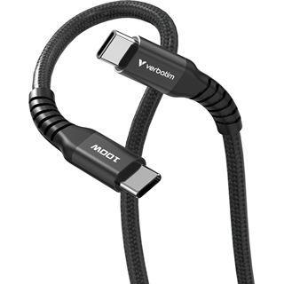 (&euro;10,75*/1m) 1.20m Verbatim USB-C Anschlusskabel USB C Stecker